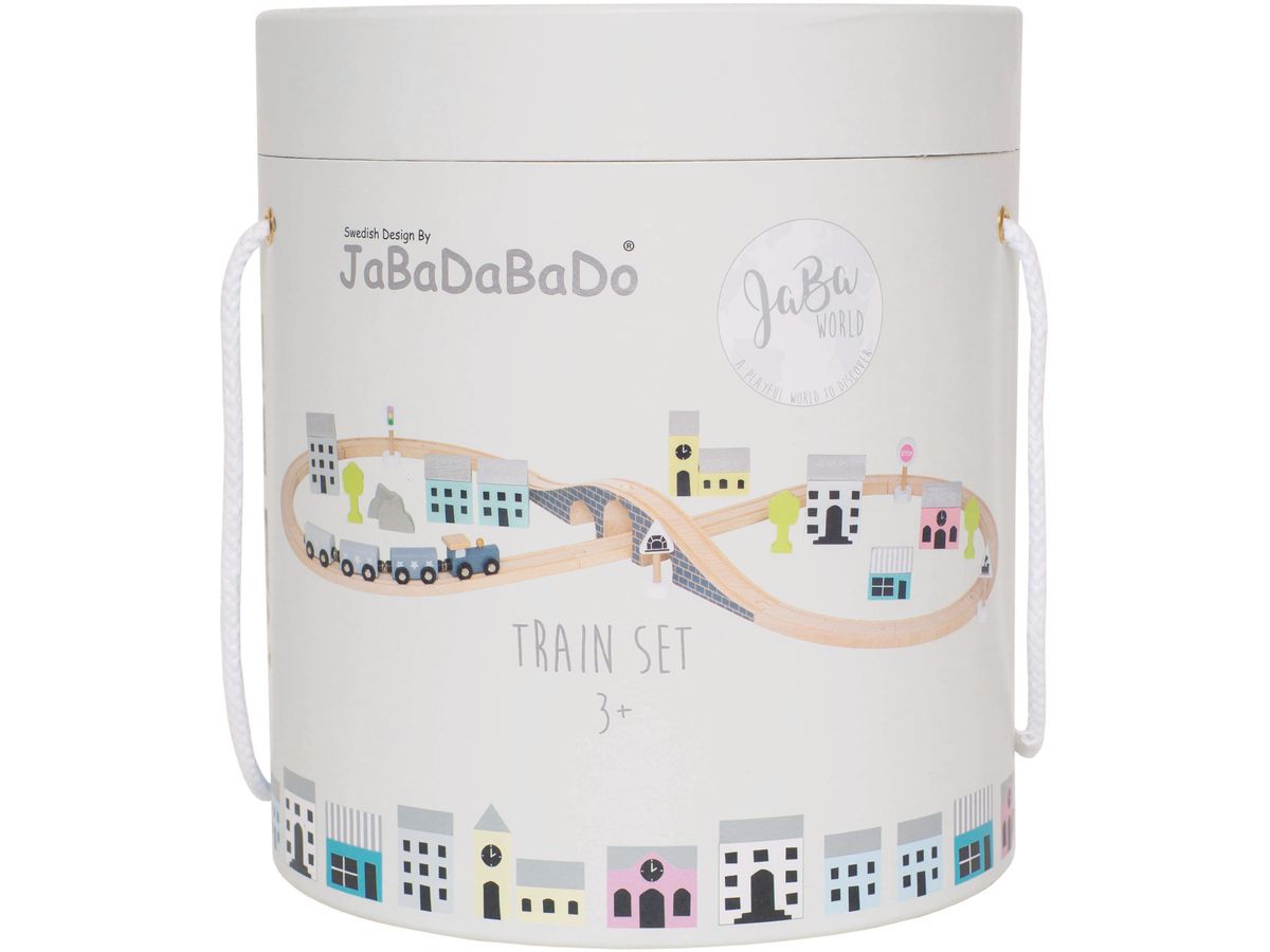 JABADABADO Train set W7116 colored 23x23x25cm (7332599071165)