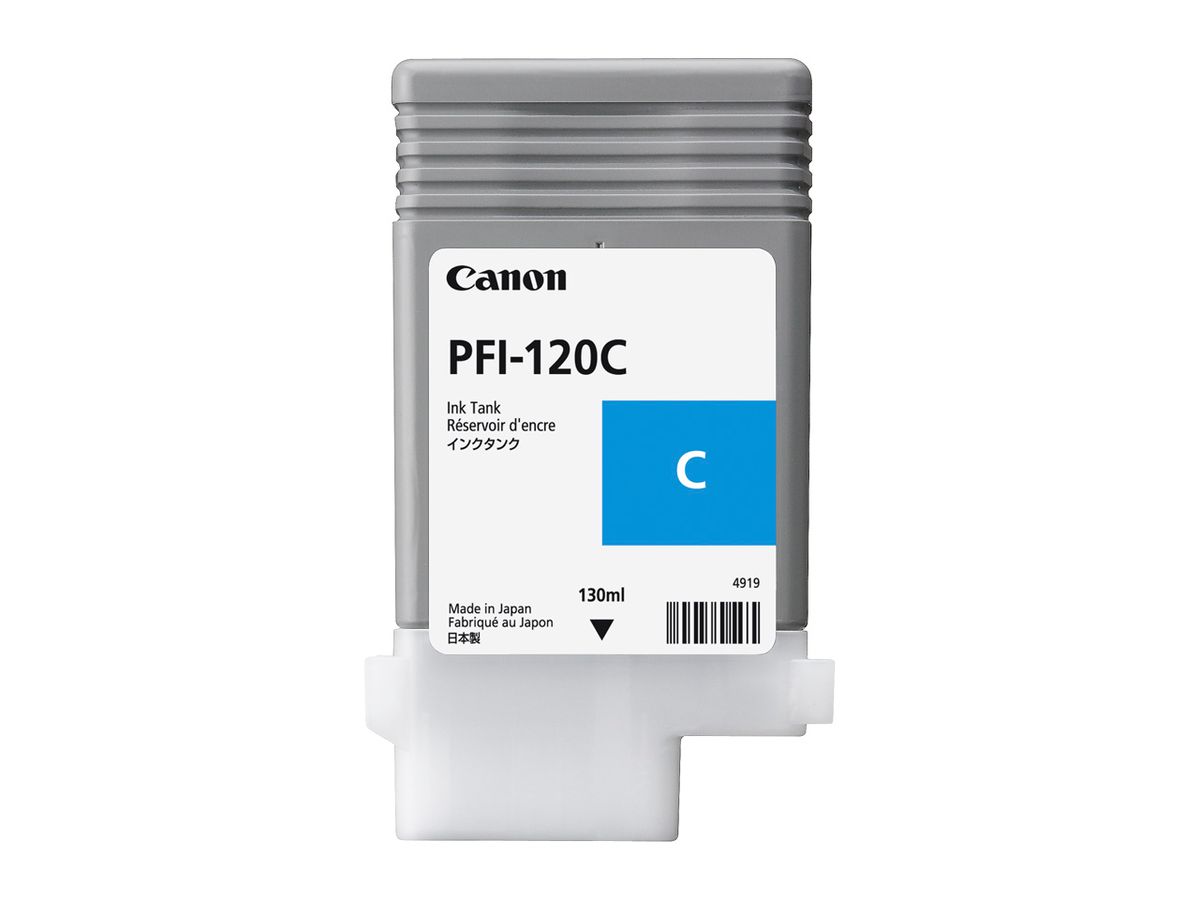 CANON Tintenpatrone cyan PFI-120C iPF TM 200/305 130ml (4549292112337)