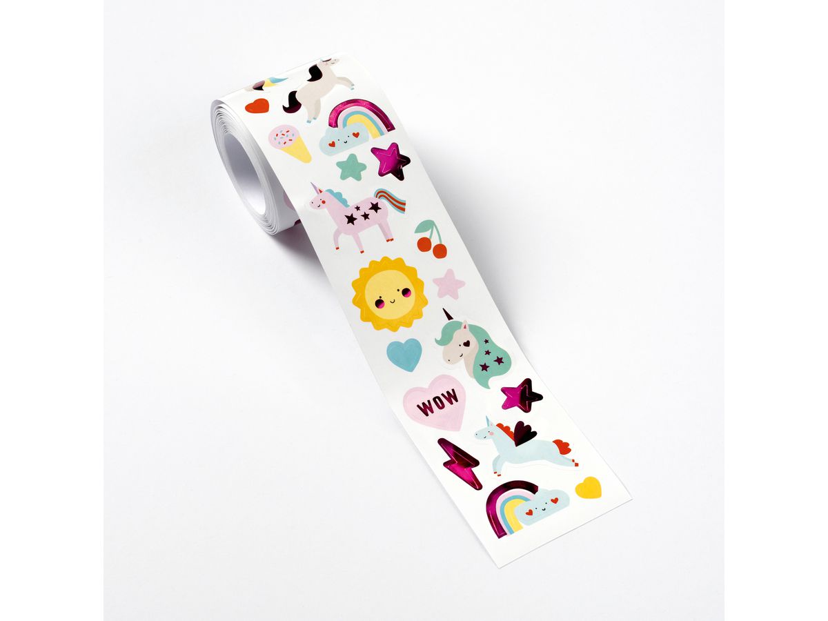 FOLIA Rotolo adesivo Unicorno 4m 27102 rosa (4001868130232)