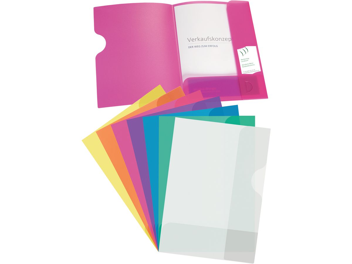 KOLMA Präsentationsmappe Easy A4 10.005.04 rot (7611967100264)