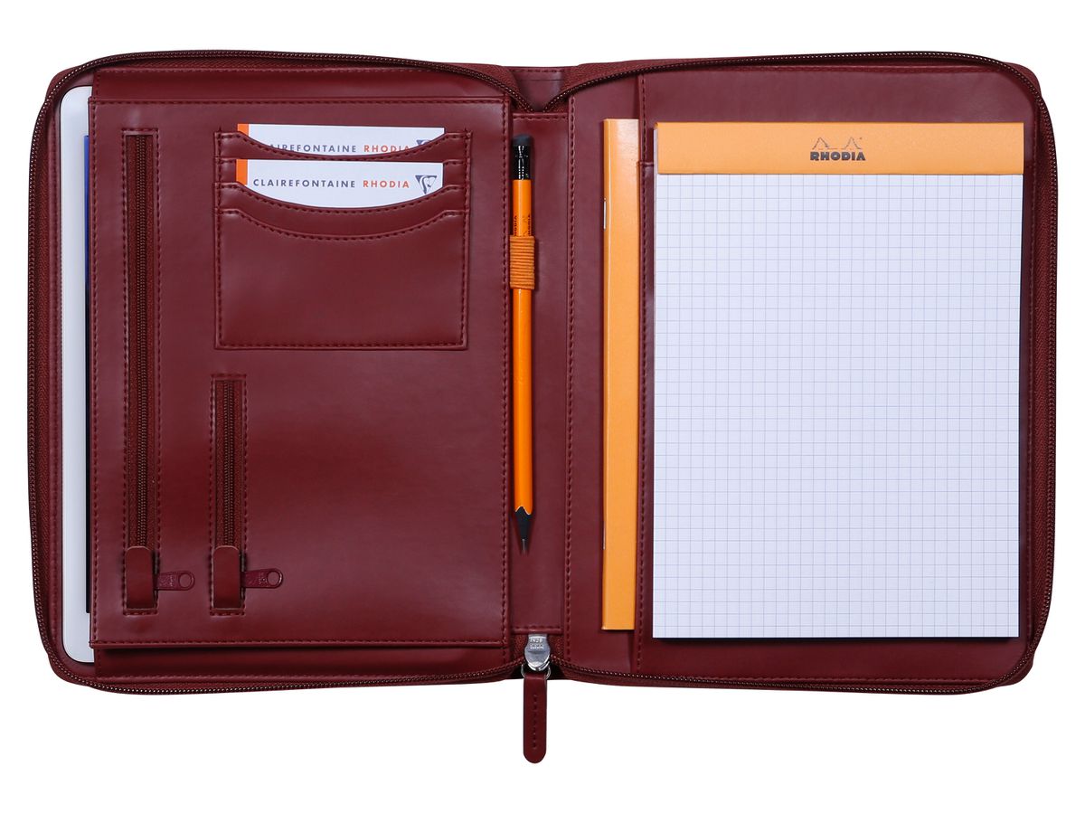 RHODIA Konferenzmappe A5 168107C weinrot (3037921681077)