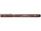 UNI-BALL Fineliner Pin Brush PINBR-200(S) SEPIA sepia braun (4902778230855)
