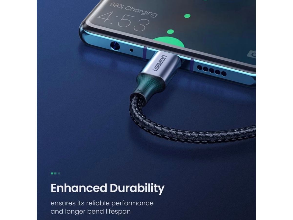 UGREEN Fast Chargingcable 70429 USB-C to C PD 100W, 2m (6957303874293)