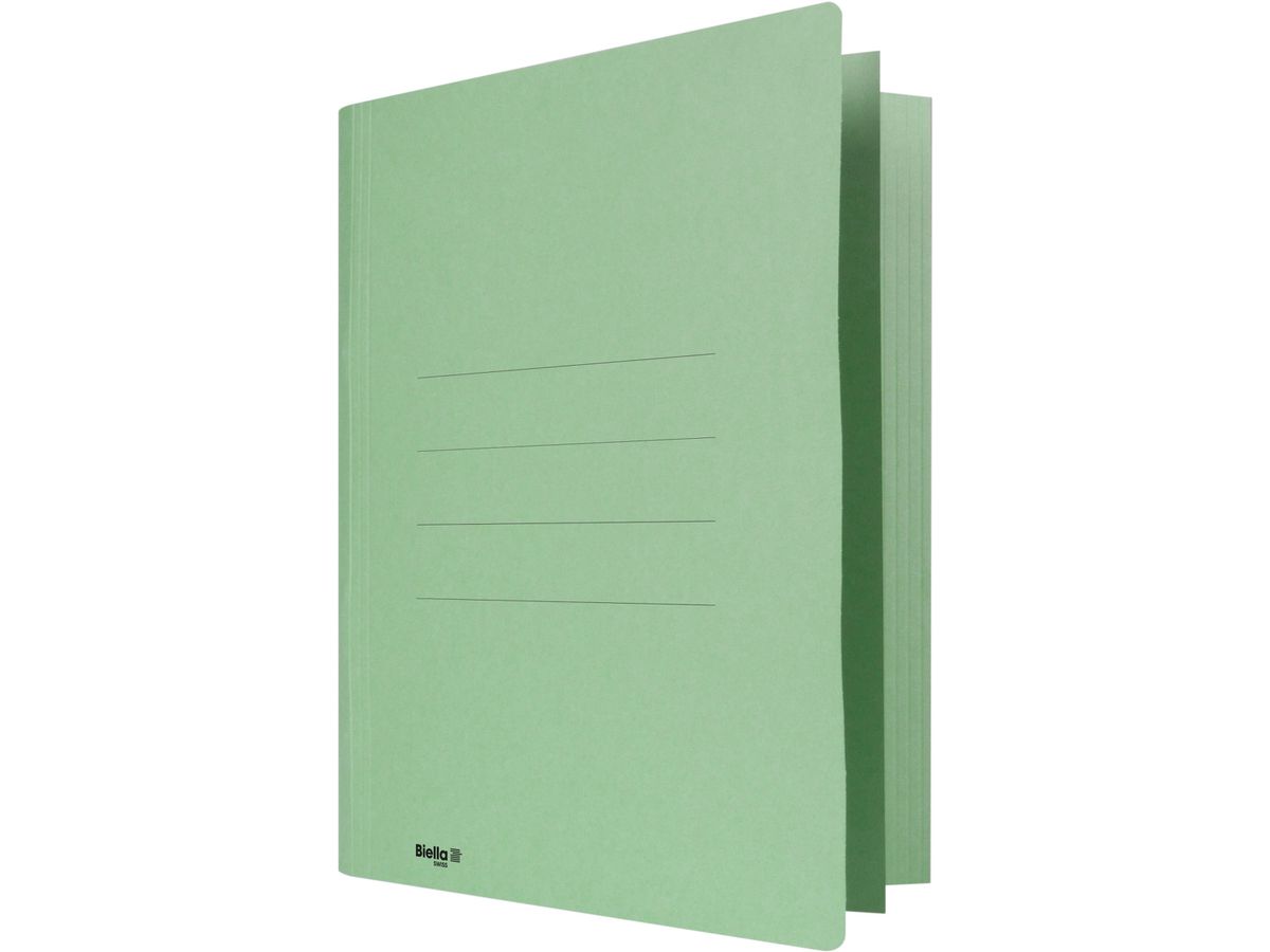 BIELLA Dossier classeur Praxis A4 16740030U vert, 320gm2 250 flls. (7611365205875)