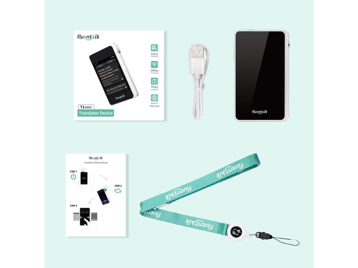 TIMEKETTLE T1 Mini Translator T1 Mini White (6971362040291)