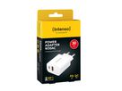 INTENSO Power Adapter W30AC Charger 7803012 30W, USB-A & USB-C, white (4034303033287)
