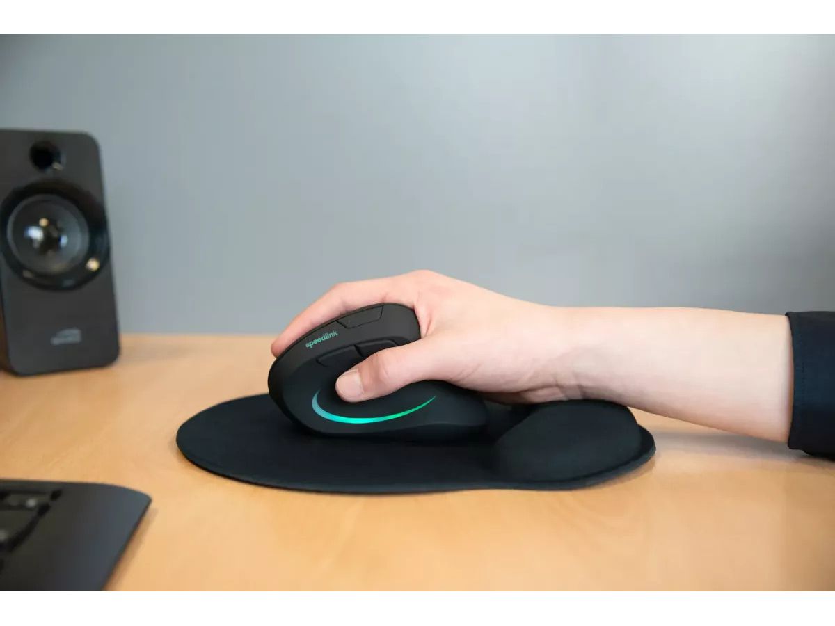 SPEEDLINK VELLU Memory Foam Mousepad SL-620805-BK Black (4027301858013)