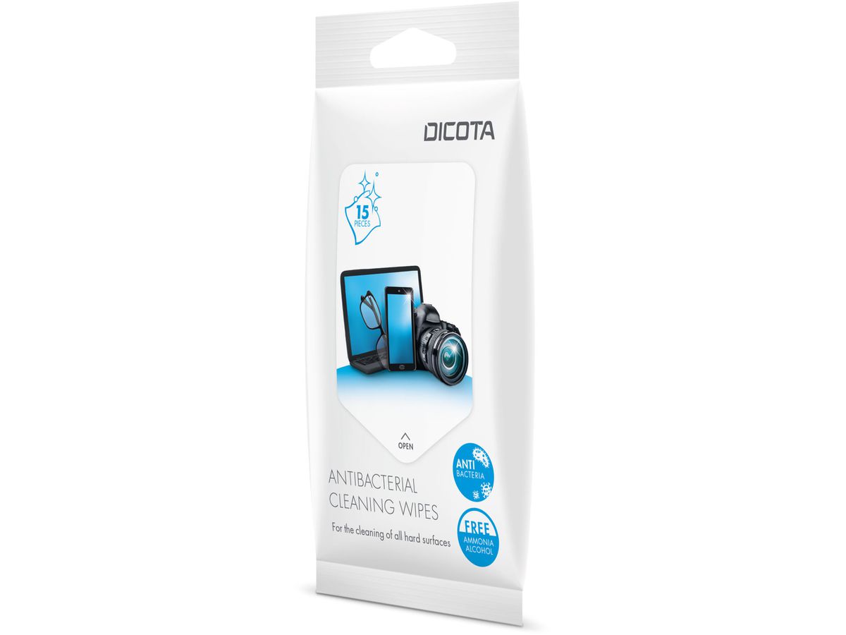 DICOTA Antibacterial Surface D31811 Cleaning Wipes Pack 15 Stück (7640186419413)