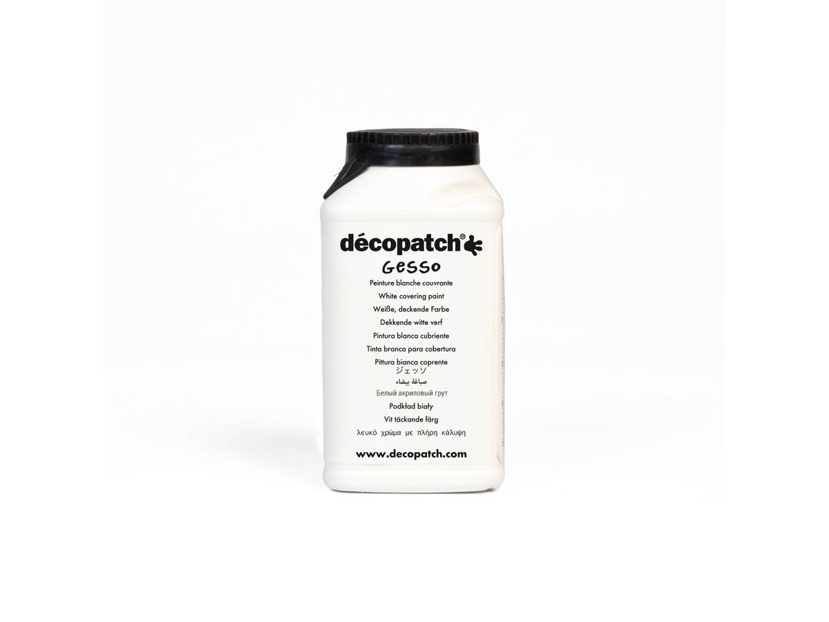 DECOPATCH Acrylfarbe Gesso 300ml GE300AO deckend weiss (3760018743104)