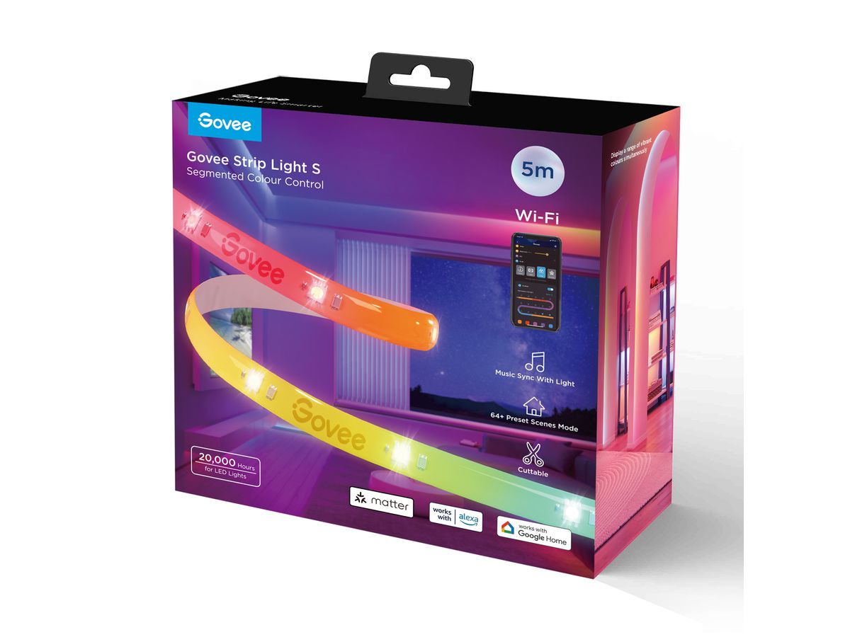 GOVEE Wi-Fi LED Strip Light S 5m H612ACD1 (6974316999911)