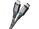 BOOMPODS Tide USB- C-Lightning Cable TCCAPG 1.5m,graphite (5081304399064)