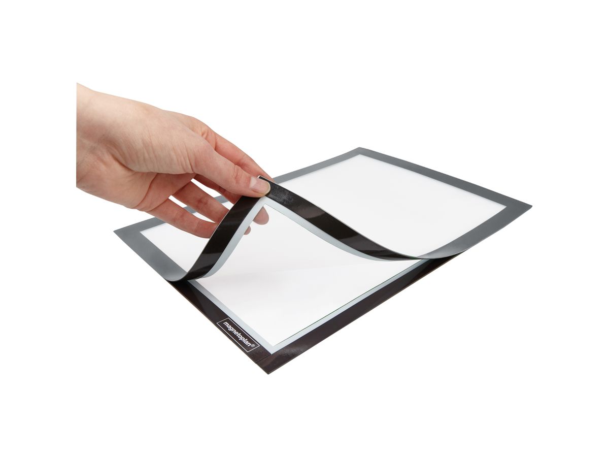 MAGNETOPLAN Magnetrahmen A4 1131901 selbstklebend, grau 2 Stk. (4013695064949)
