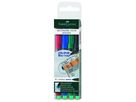 FABER-CASTELL OHP MULTIMARK M 152504 4-colori ass. permanent (4005401525042)