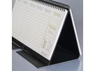 BRUNNEN Querterminkalender Aufs. 2026 1087060906 1W/2S schwarz ML 28x12cm (4061947145106)