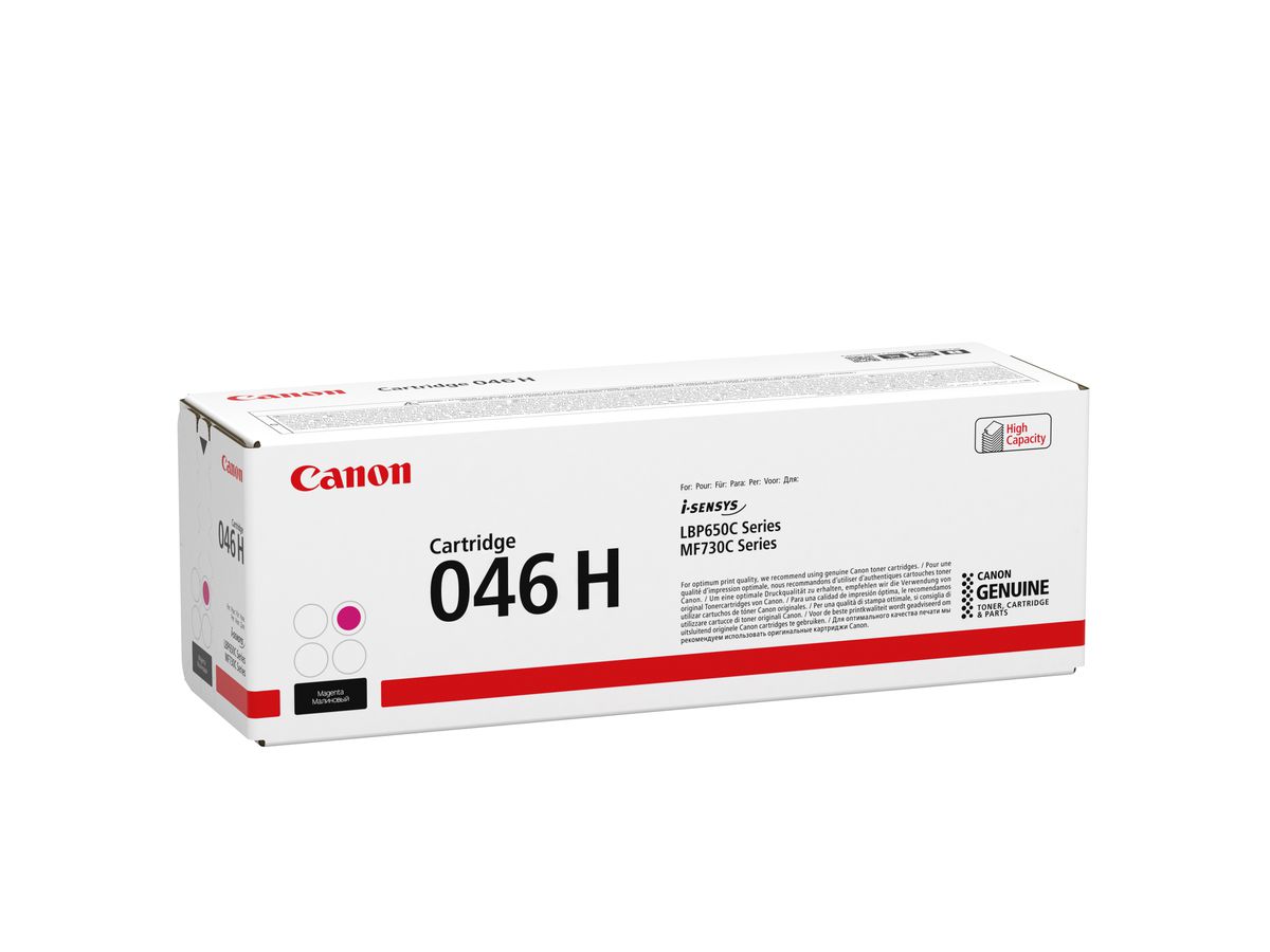 CANON Modulo di toner 046 H magenta 1252C002 LBP653Cdw/654Cx 5000 pagine (4549292073973)