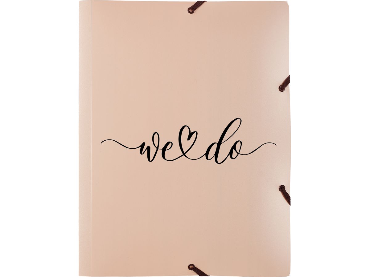 KOLMA Cartella elastico Wedding A4 11.178.08 opak oro rosa,we do (7611967113837)