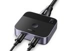 UGREEN USB-C Switch 2 In 1 Out,4K 55451 2×USBC- In, 1×HDMI Out (6941876254514)