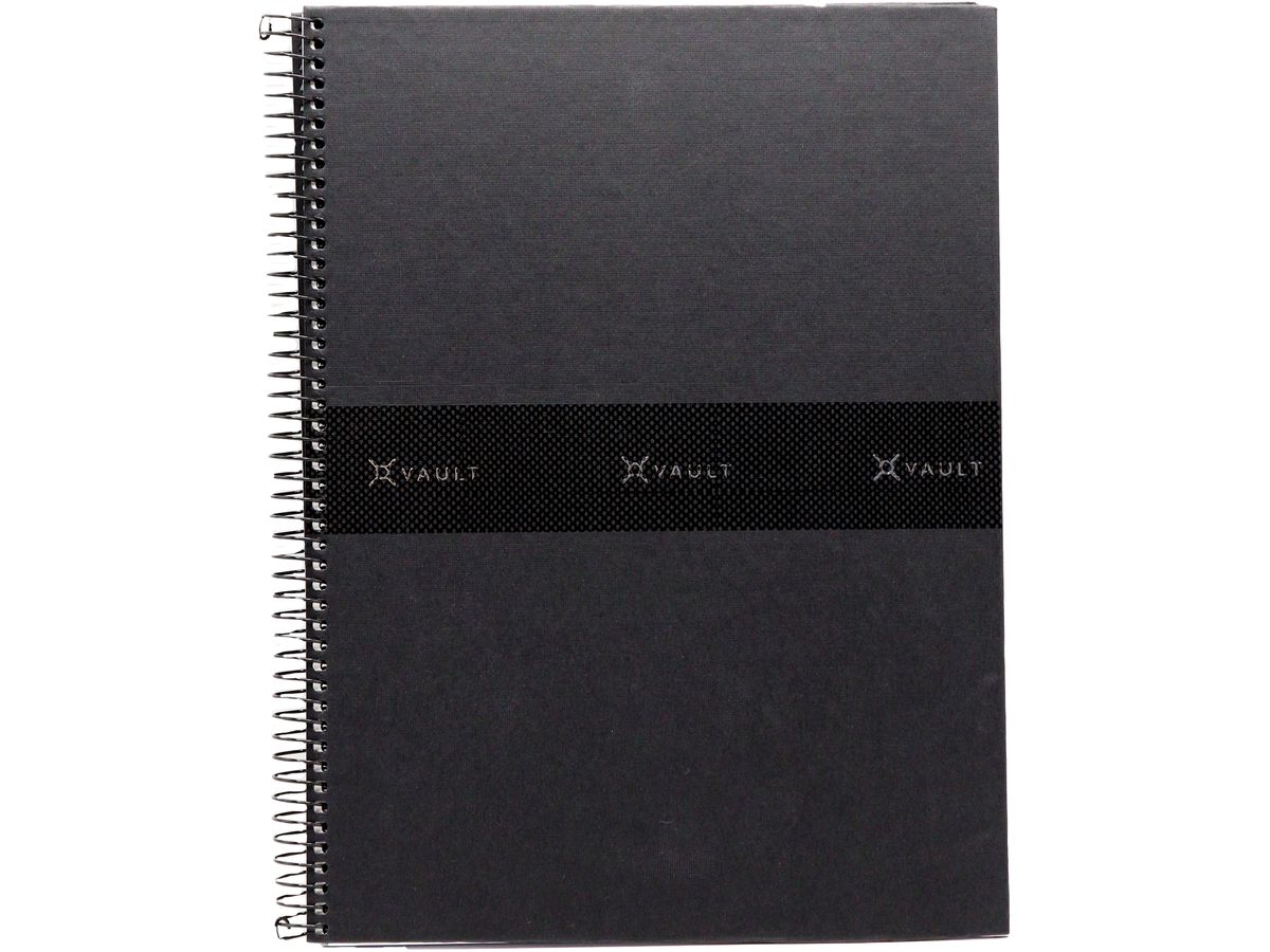 ANCOR Spiralbuch A5 VAULT 099638 schwarz, 5mm, 90g 80 Bl. (5604730099638)