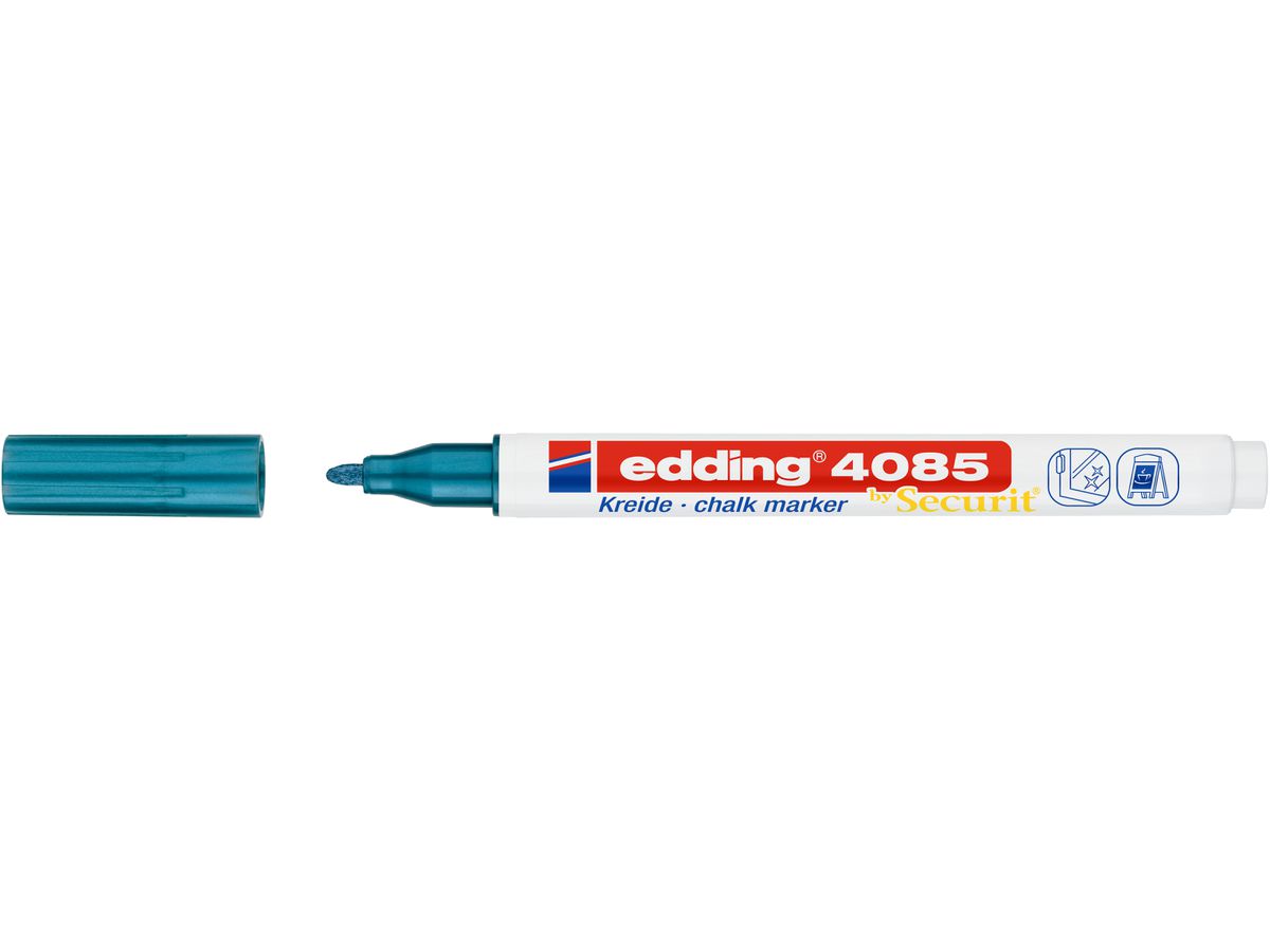 EDDING Chalk Marker 4085 1-2mm 4085-073 bleu-metallic (4057305036636)