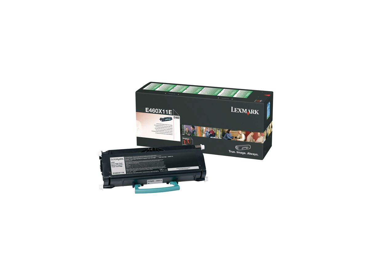 LEXMARK Toner-Modul Return schwarz E460X11E E460 15'000 Seiten (0734646064644)