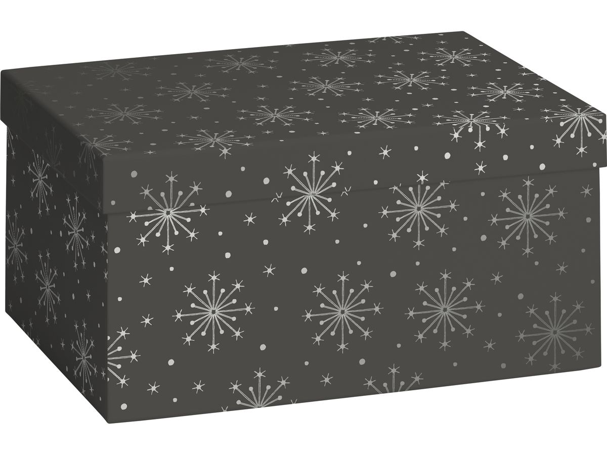 STEWO Geschenkbox Nieve 2551539297 dunkelgrau 16.5x24x12cm (7630050875452)