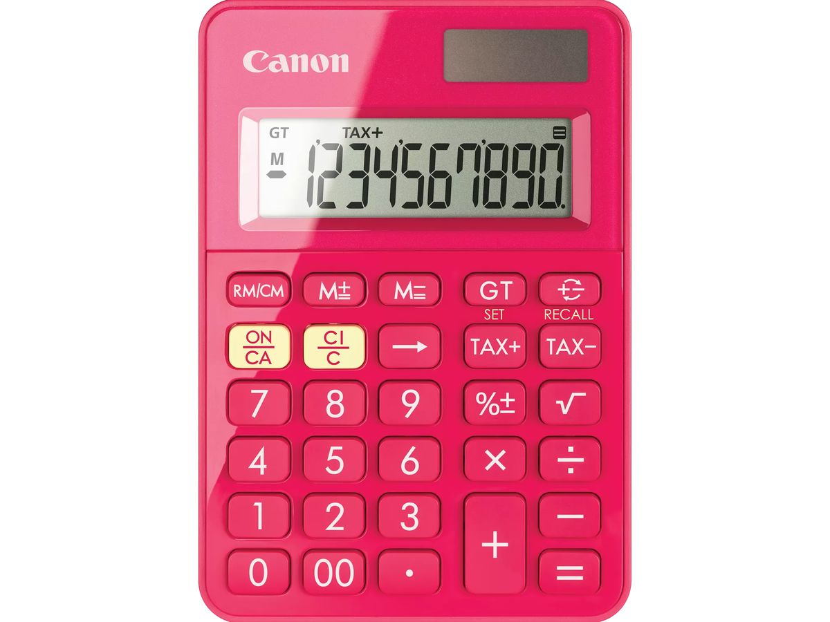 CANON Calculatore LS-100KB-PK 10x, Metallic-Finish (4549292243093)