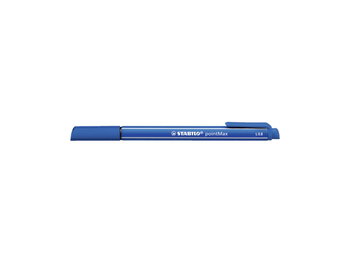 STABILO Fineliner PointMax 0.8mm 488/32 ultramarin blau (4006381503235)