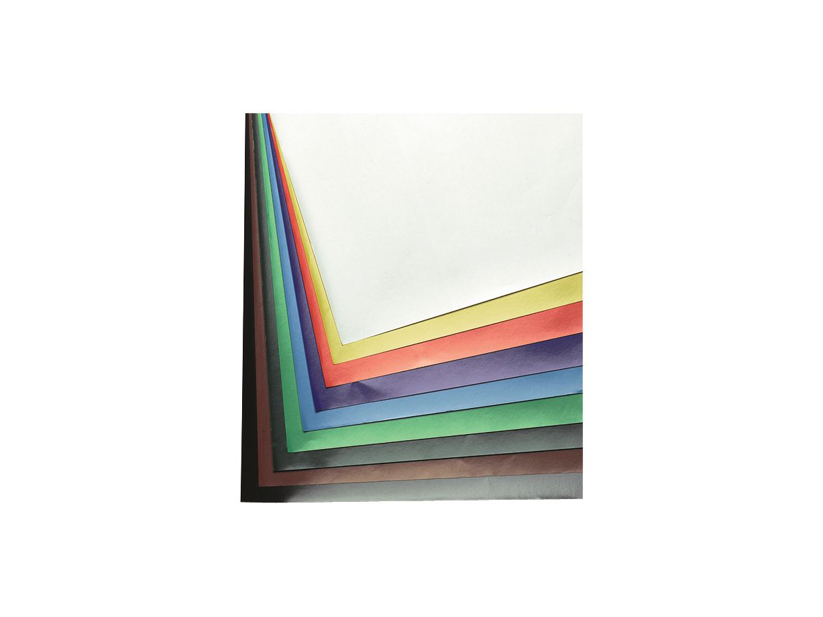 FOLIA Papier brilliant 80g 35x50cm 07.700.18 or, gommée 20 flls. (4001868700183)