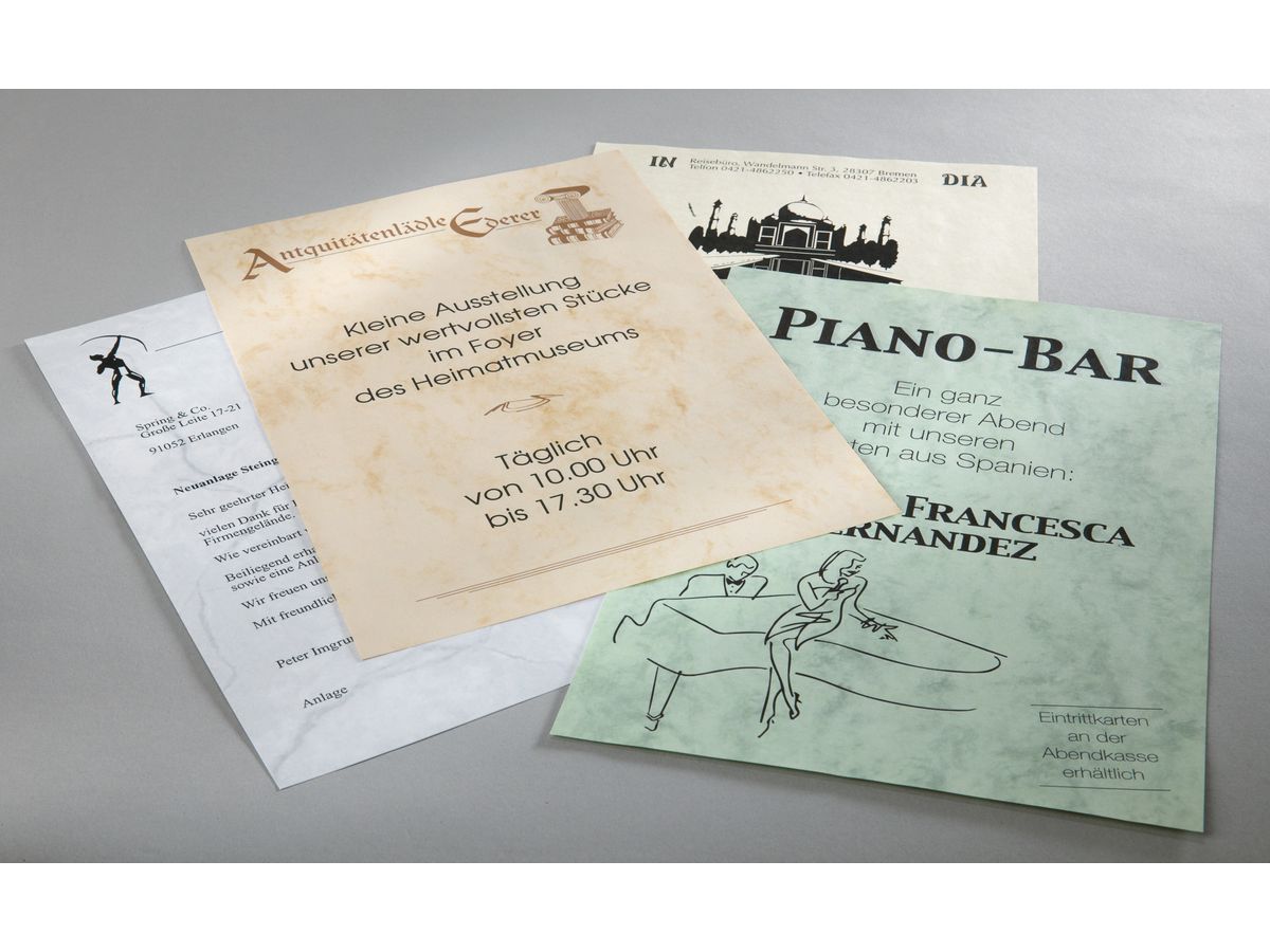 SIGEL Design-Papier A4 DP371 90g, Marmor 100 Blatt (4004360923029)