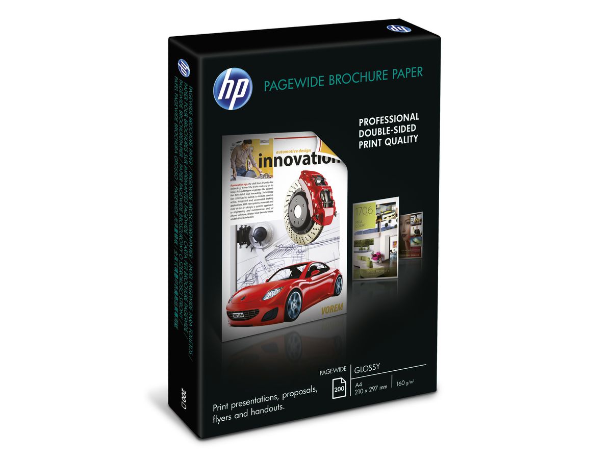 HP PageWide Paper 200 Blatt Z7S67A Glossy A4 FSC 160g (0190780901908)