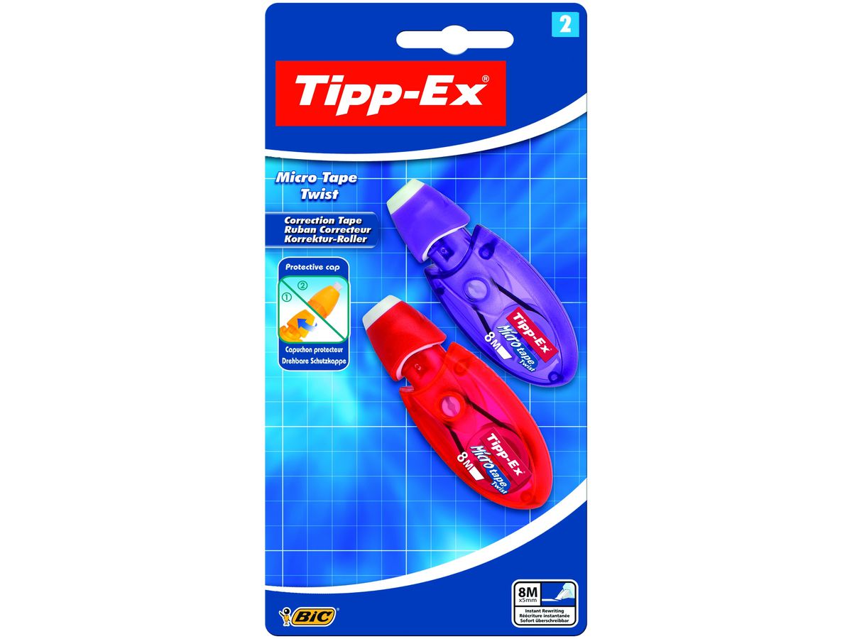 TIPP-EX Microtape Twist 8mx5mm 8794311 Blister 2 Stück (3086126600246)