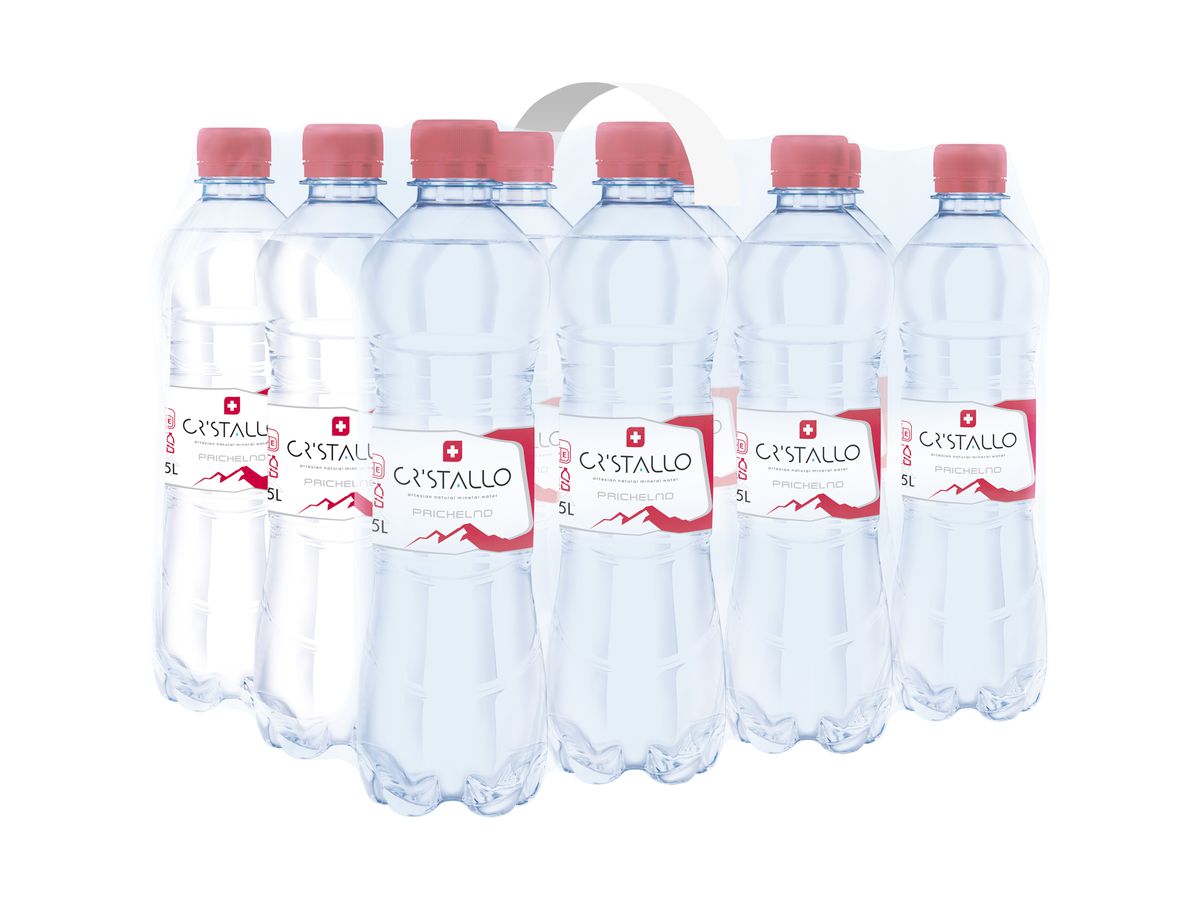 CRISTALLO rot, mit Kohlensäure, Pet 683760 50 cl, 12 Stk. (7610124206269)