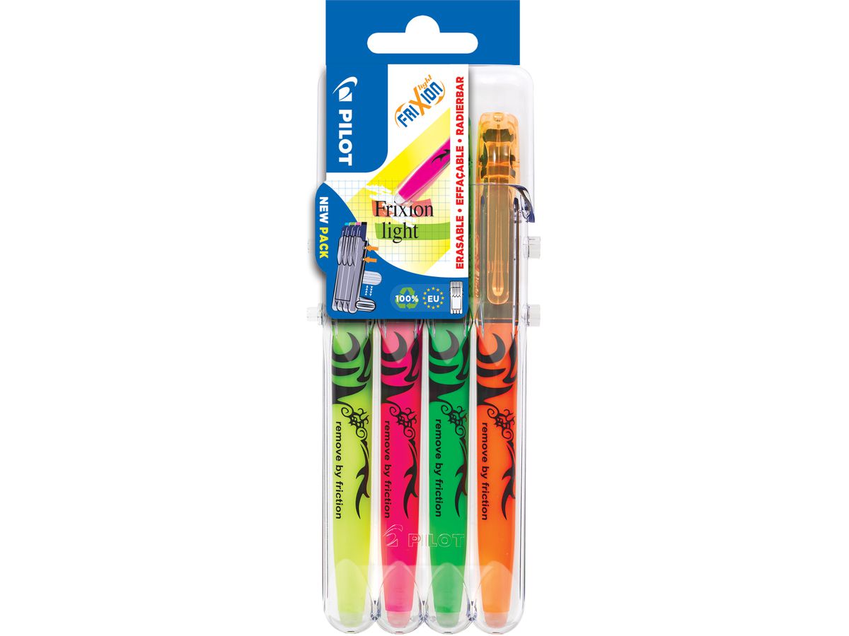 PILOT FriXion Light 3.3-4mm 170.001.98 standard - assortiert 4 Stück (3131910546818)