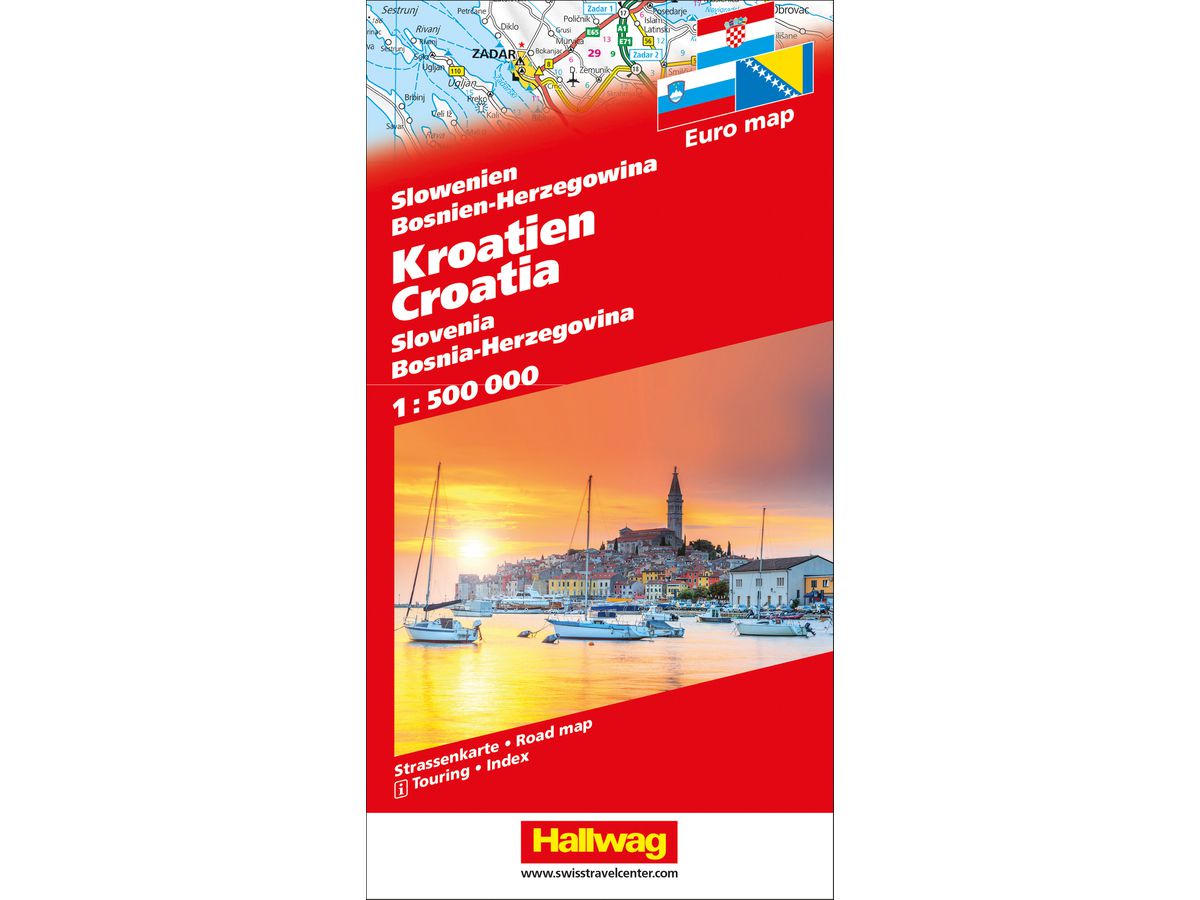 HALLWAG Carte routière 382830948 Balkan 1:500'000 (9783828309487)