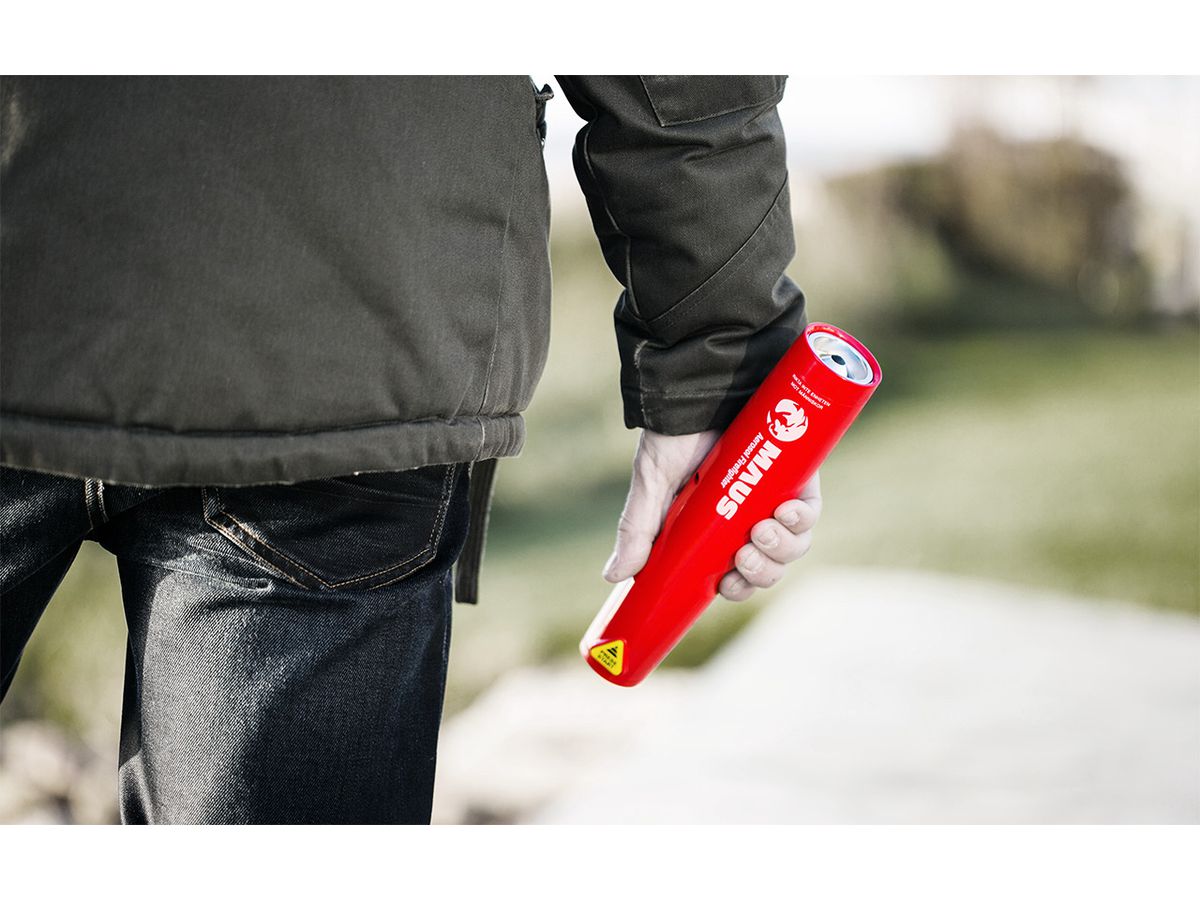 MAUS Aerosol Feuerlöscher Xtin 1001-1 480g. Brandklassen A/B/C/F (7350015530010)