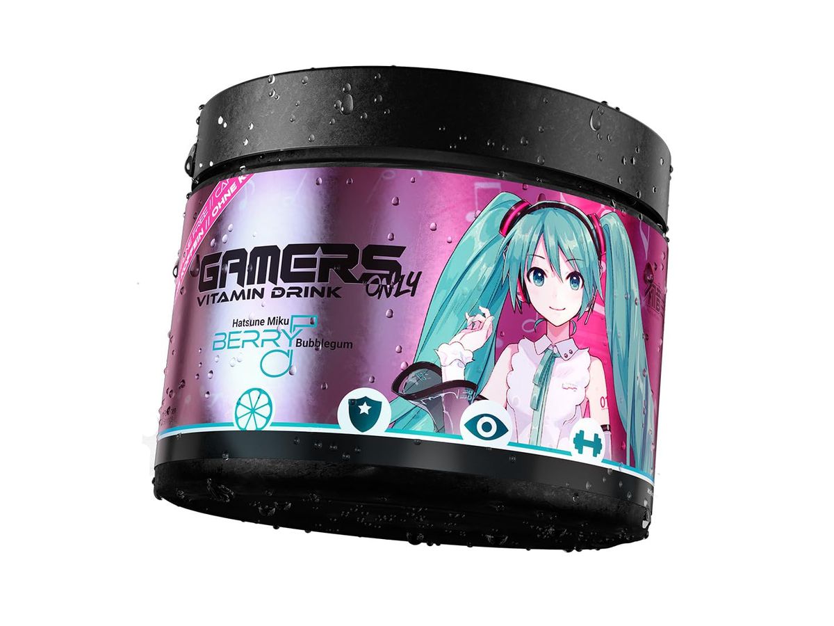 GAMERSONLY Vitamin Drink Powder 40 Port. 9120119171703 Hatsune Miku Berry Bubblegum (9120119171703)
