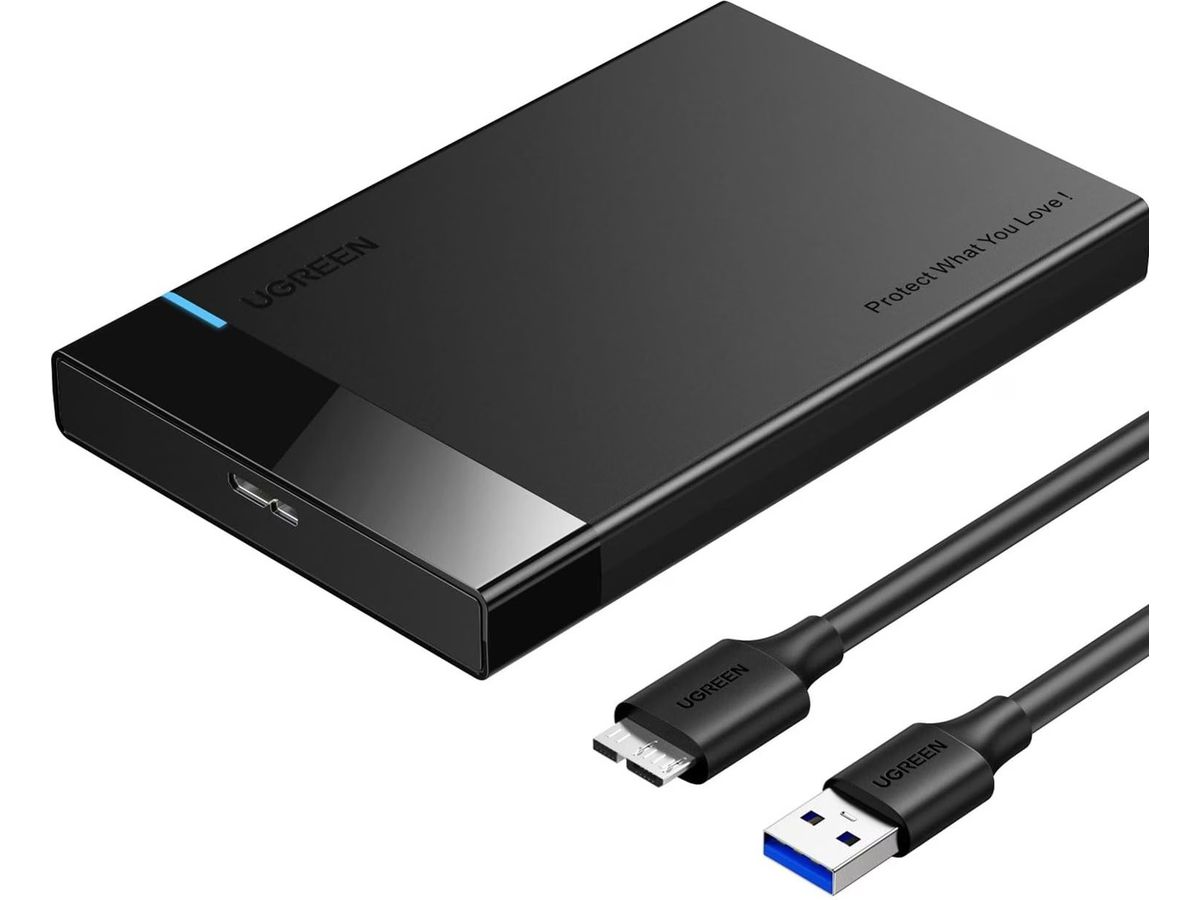 UGREEN Hard Drive Box 30848 2.5 Inch, 5Gbp, USB 3.0 SATA (6957303838486)