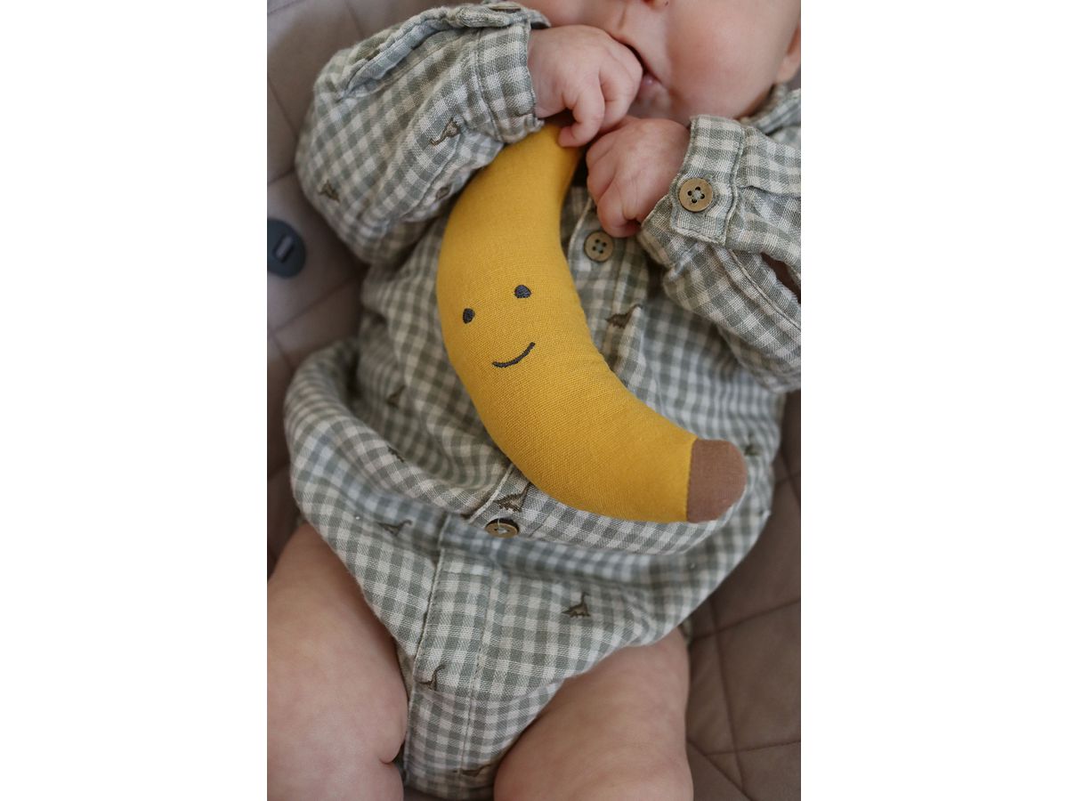 JABADABADO Hochet bébé banane 20cm K140 jaune (7332599001407)