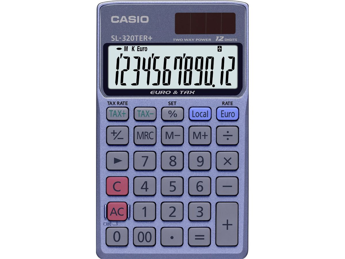 CASIO Taschenrechner SL-320TER (4971850162773)