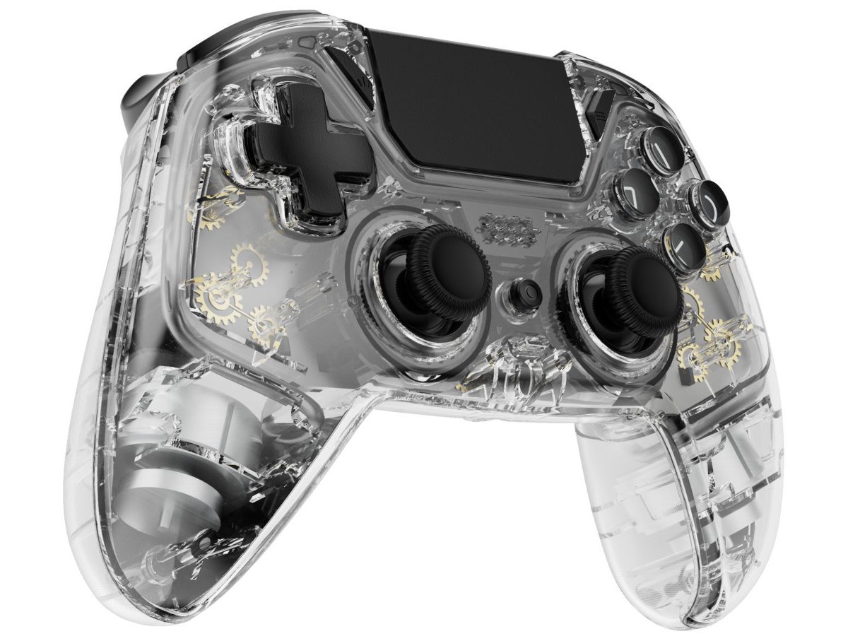DELTACO Wireless Controller PS4 GAM-169-T Transparent (7333048060839)