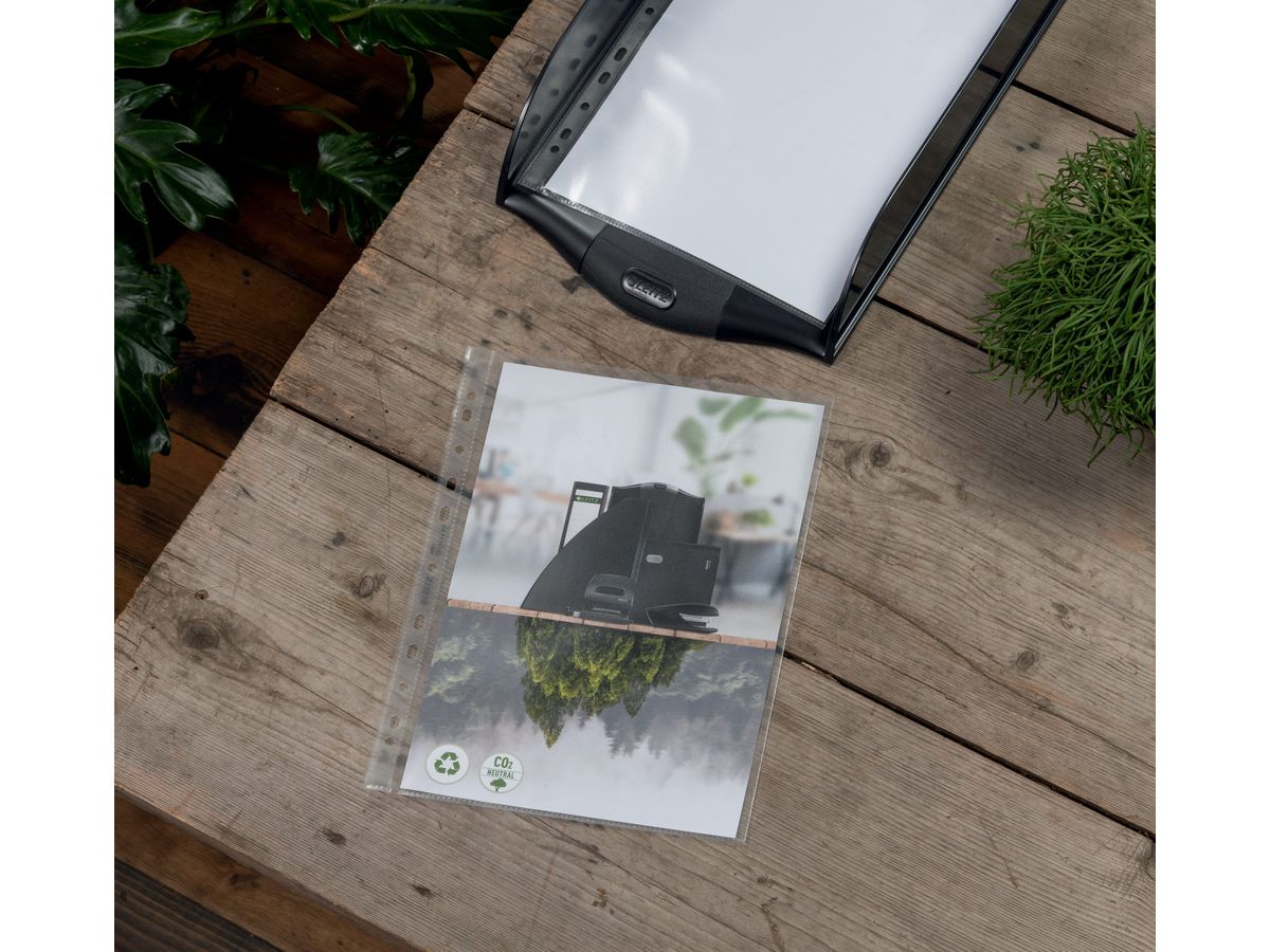 LEITZ Dossier PP Recycle A4 627493 transparent, 70my 100 pcs. (4049793067513)