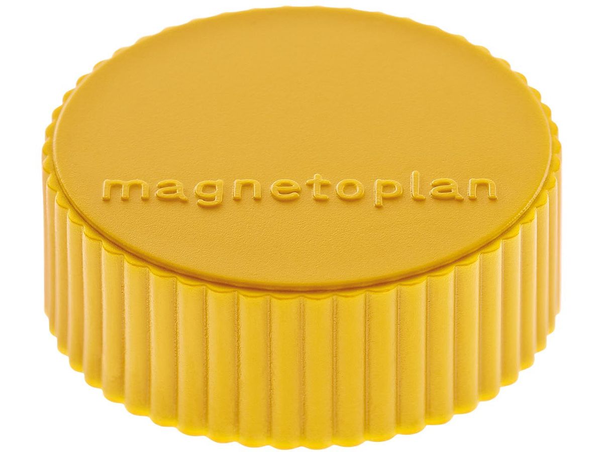 MAGNETOPLAN Aimant Discofix Magnum 34mm 1660002 jaune ca. 2 kg 10 pcs. (4013695025445)