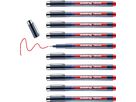 EDDING Profipen 1800 0.70mm 1800-2-07 rosso (4004764325733)