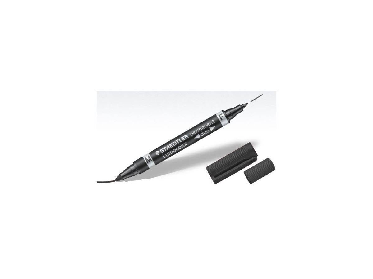 STAEDTLER Lumocolor DUO 348 0.6/1.5mm 348-9 noir perm. (4007817348031)