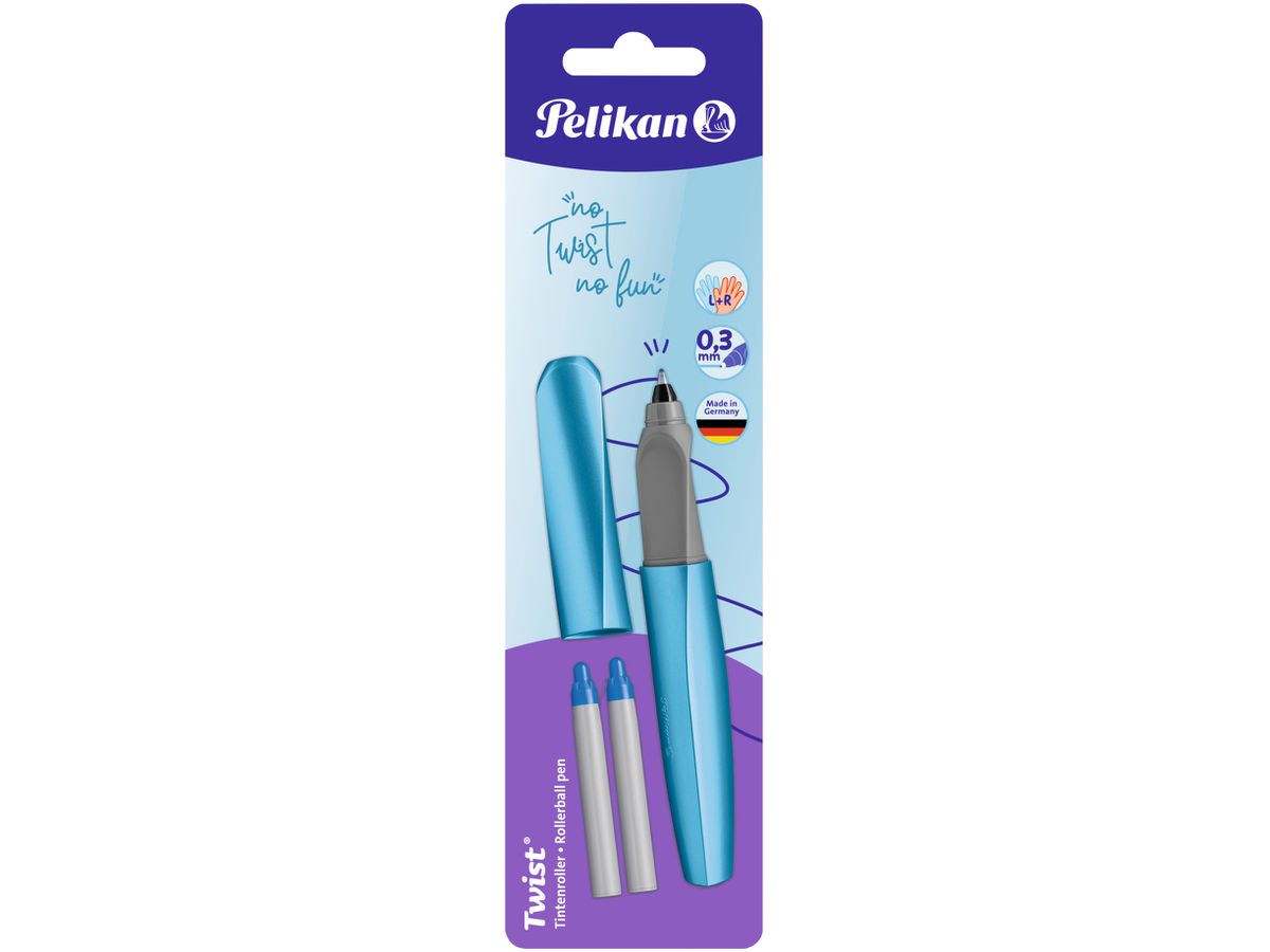 PELIKAN Tintenroller Twist M 811286 Frosted Blue (4012700811288)