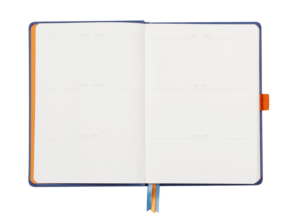 RHODIA Goalbook Taccuino A5 118577C Hardcover blu zaffiro 240 f. (3037921185773)