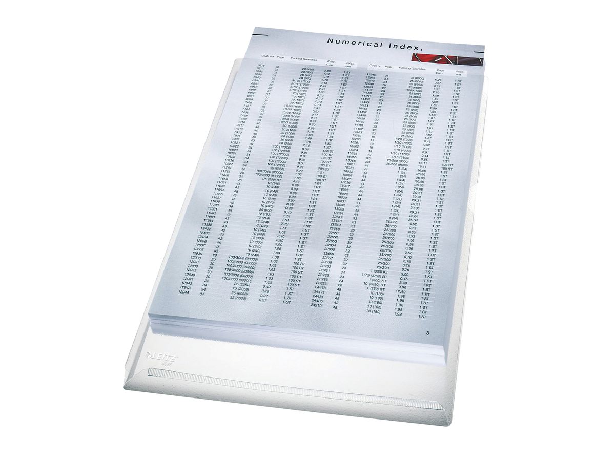 LEITZ Aktenhülle 4056-30-03 A4, transparent, 170My,5 Stk. (4002432363230)