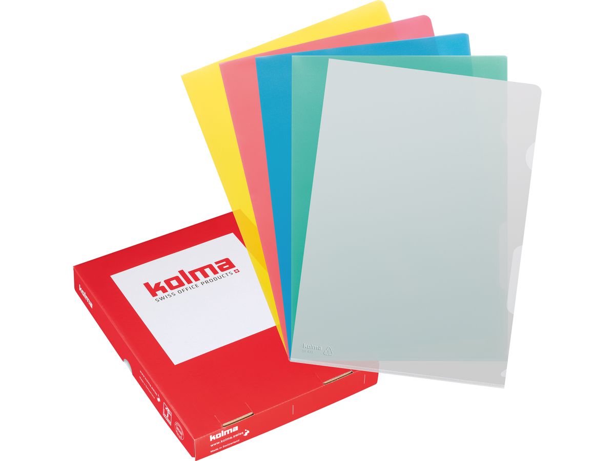 KOLMA Sichtmappen Superstrong A4 59.434.19 assortiert 100 Stk. (7611967590232)