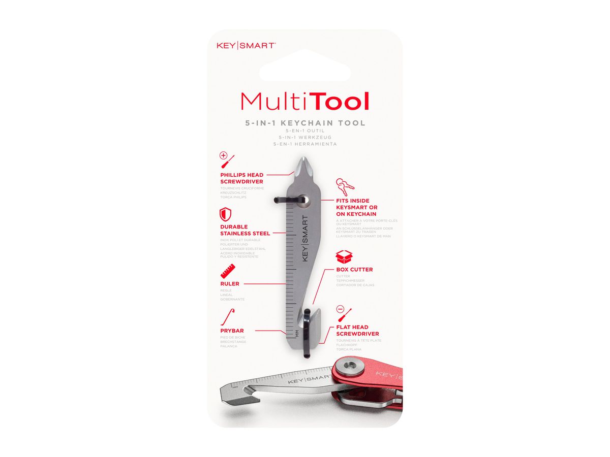 KEYSMART MultiTool 5in1 Keychain Tool KS823-SS (0810024050482)