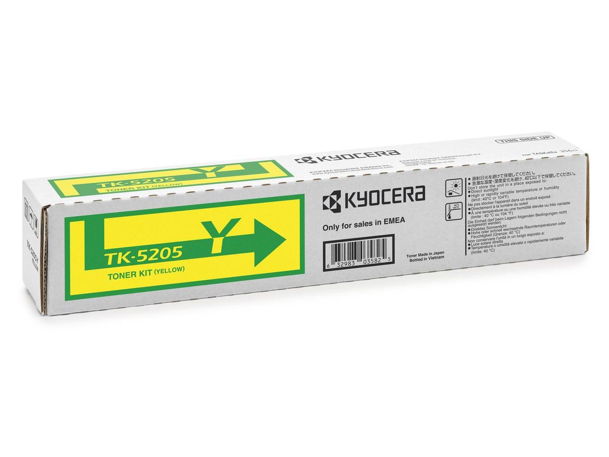 KYOCERA Toner-Modul yellow TK-5205Y TASKalfa 356ci 12'000 Seiten (0632983035825)